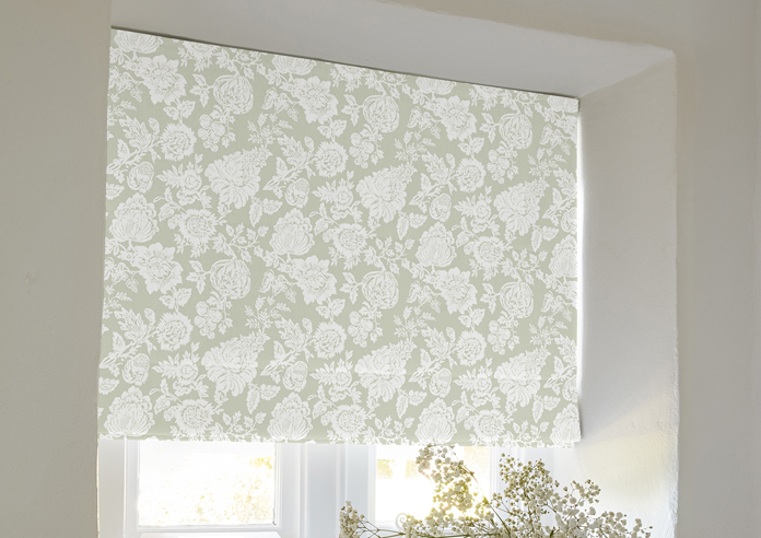 Shabby Chic by Rachel Ashwell Stipple, Sage - Twist&Fit Roman Blind - Image 5